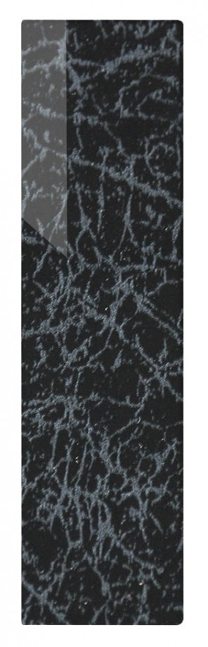 Passblende Lugano R81 - HGL marmoriert schwarz W250