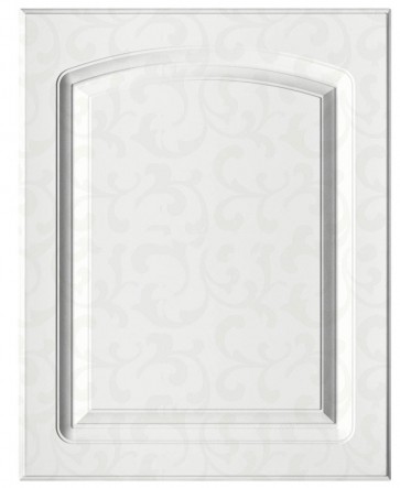Front Astor M48 - Blumen Ornamente weiss W122