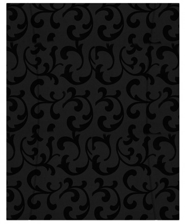 Front Faro M62 - Gelassenheit - Dekor: Blumen Ornamente schwarz 123