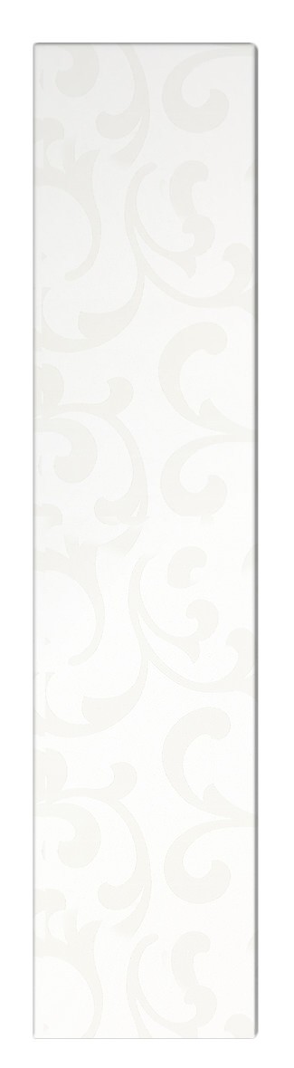 Passblende Faro M62 - Gelassenheit - Dekor: Blumen Ornamente weiss 122