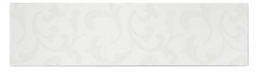 Blende Country M21 - Blumen Ornamente weiss W122
