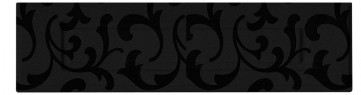 Blende Passau M47 - Blumen Ornamente schwarz W123