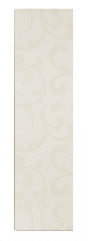 Passblende Country M21 - Blumen Ornamente weiss W122