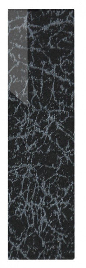 Passblende Kiel M02 - HGL marmoriert schwarz W250