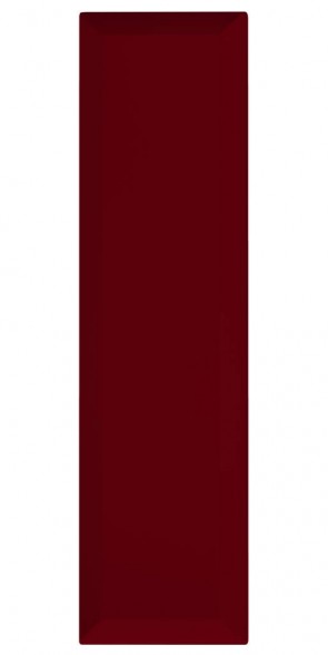 Passblende Riesa M54 - Dekor: Uni Rot Bordeaux F37