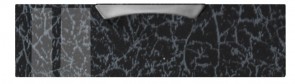 Blende Siera M31 - HGL marmoriert schwarz W250