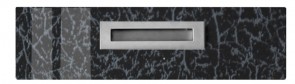 Blende Tesero W32 - HGL marmoriert schwarz W250