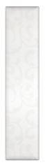 Passblende Jena M09 - Schlichtes Design - Dekor: Blumen Ornamente weiss 122