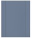 Front Essen M53 - Dekor: Uni Taubenblau F04