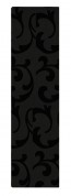 Passblende Siera M31 - Blumen Ornamente schwarz W123